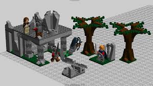 In this location you will have to break everything around you to gather enough phantom bricks to build a catapult. Lego Ideas Lotr Boromir S Last Stand