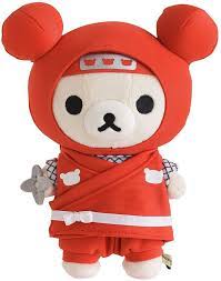 Korilakkuma Ninja Rilakkuma Plush Doll Stuffed Japan San X F S H160mm New Sanx Rilakkuma Plushie Kawaii Plushies Cute Illustration