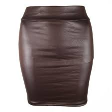 Buy Women S Imitation Leather Skirt Matte High Waist Bag Hip Skirt Temperament All Match One Step Leather Skirt At Affordable Prices Free Shipping Real Reviews With Photos Joom