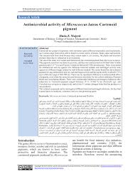 Culture Characteristics Of M Luteus Strain Baa2 A Growth