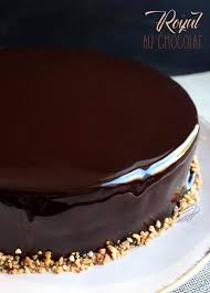 Gateau Royal Au Chocolat Ou Trianon Recette Glacage Chocolat Glacage Chocolat Facile Glacage Chocolat