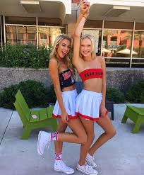 Adorable College Spirit Blonde Beauties Gameday Outfit Outfit Of The Day College Games