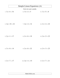 Grade 7 math worksheets : The Solving Linear Equations Form Ax Math Worksheet Grade Worksheets Algebra Midterm Ukg Grade 7 Math Worksheets Algebra Midterm Worksheets Rounding Math Problems Easy Multiplication Word Problems Middle School Math Course 1
