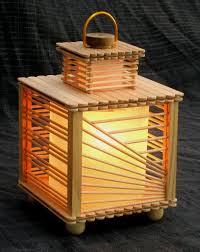 Popsicle Lamp Diy Projects With Popsicle Sticks Popsicle Stick Houses Diy Popsicle Stick Crafts