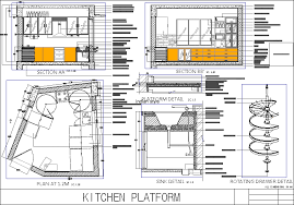 A recessed border will appear between that middle section and the outside parts of the door. Kitchen Cabinets Layout Dwg Detail For Autocad Designs Cad