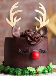 Buy 'christmas rudolph reindeer.' by robyn18 as a apron. 290 Cakes For Christmas Ideas Christmas Cake Cupcake Cakes Cake Decorating