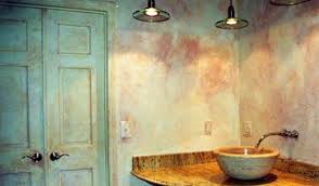 Because these tints are reminiscent of water, they. Kind Of What I M Thinking Of For A Paint Finish In The Bathroom Only Lighter More Gold And Less Blue Faux Finishes For Walls Faux Walls Faux Finish Walls