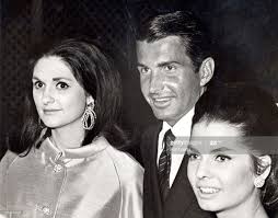 Lynda Johnson Robb & George Hamilton during "Doctor Faustus" New York...