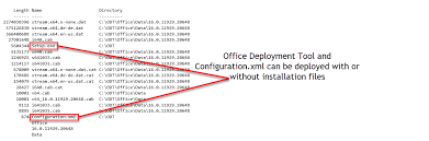 Setup.exe and some sample configuration.xml files. Choose How To Install Microsoft 365 Apps Office 365 Proplus Deploy Office Microsoft Docs