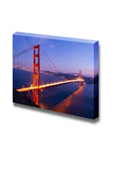 Completed in 1937, the bridge is one of the most beautiful suspension bridges in the world, spanning from san francisco to the marin headlands. Vintage Nautical Home Decor Posters Prints Golden Gate Bridge Gallery Canvas Art Wall Decor 24 X 36 Wall26 Home Garden