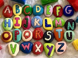 Alphabet Lernen Steine Bemalt Felsen Abc Farben Play Etsy In 2020 Painted Rocks Kids Story Stones Painted Rocks
