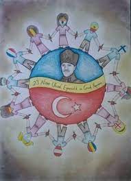 23 Nisan Cizimleri Ogrenciler Icin Cok Iyi Abi Art Art Journal Drawings