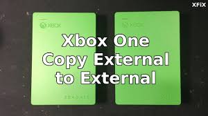 Xbox One Copy An External Usb Hard Drive To Another Youtube