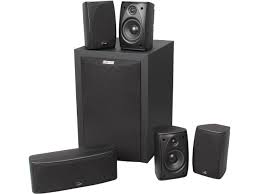 Polk Audio Rm6750 Black 5 1 Ch Home Theater Speaker System Newegg Com