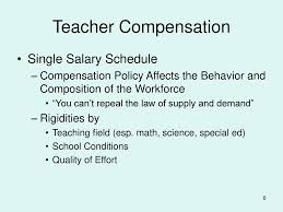 Teacher Compensation Michael Podgursky Department Of