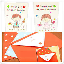 Ask your child to decorate the card with paint and stickers. Handmade Diy Teacher S Day Card Thank You Teacher Card Diy Colouring Card For Children Celebration Card Shopee Singapore