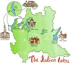 Chris Judge Illustrated Map Of The Italian Lakes Commissioned For Aer Lingus S Monthly Magazine Cara Gardasee Comersee Italien Italien Karte