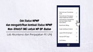 Wajib pajak bentuk usaha tetap yang telah menghentikan kegiatan usahanya di indonesia, berupa fotokopi dokumen penghentian kegiatan usaha tersebut. Cek Status Npwp Dan Mengaktifkan Kembali Status Npwp Non Efektif Ne Untuk Wp Op Badan Youtube