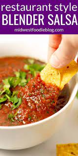 5 Minute Restaurant Style Salsa Recipe Easy Restaurant Food Processor Recipes Homemade Salsa Recipe