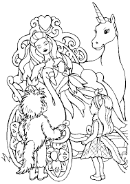Coloriage Licorne A Colorier Dessin A Imprimer In 2020 Unicorn Coloring Pages Barbie Coloring Princess Coloring Pages