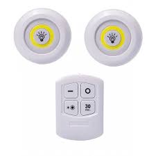 Wireless Remote Control Pat Light COB LED Night Lights Under Cabinet Wall  Lamp