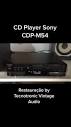 20/01/23: Restauração do CD Player Sony CDP-M54. . . #restauração ...