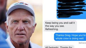Greg Norman LIV news: Brandel Chamblee posts text messages after 'jerk'  swipe