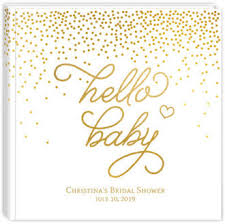 For baby girl, pink gold theme, sign in book. Baby Shower Guestbook Custom Baby Shower Guest Book Purpletrail