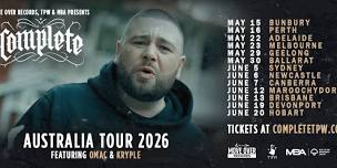 COMPLETE – AUSTRALIA TOUR 2026