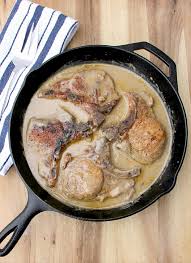 You will know that they are done because they will literally fall off the bone. Baked Pork Chops With Cream Of Mushroom Soup