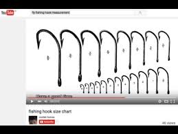 fishing hook sizes and measurements