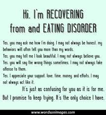 Inspirational Quotes About Eating Disorders Quotesgram