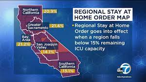 Gavin newsom on thursday ordered all californians to stay at home, marking the first mandatory restrictions placed on the lives of all 40 million residents in the state's fight against the novel coronavirus. Southern California Icu Capacity Drops Below 15 Triggering Stay At Home Order Abc7 Los Angeles