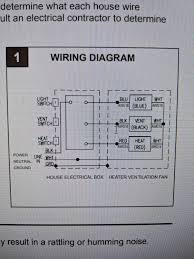 A new utility, bath, or kitchen exhaust fan installation can be rather complicated, depending on how far the installation site is from the power source and an exterior wall or the roof. Wiring A Heater Vent Fan Light For Bathroom Home Improvement Stack Exchange