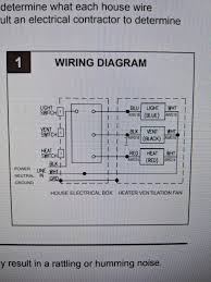 Nutone, exhaust fan, motor, bathroom, kitchen, broan, blower fan assembly. Wiring A Heater Vent Fan Light For Bathroom Home Improvement Stack Exchange