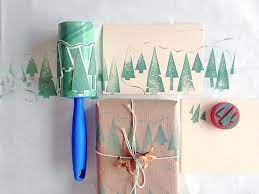 I put a foam piece on each end of this wooden block. Make Holiday Cards And Gift Wrap Using Diy Stamps Handmade Charlotte