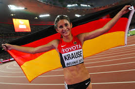 Oleg zernikel hat sich am ersten tag der deutschen meisterschaften in braunschweig mit olympianorm von 5,80 metern den titel und das ticket für die olympischen spiele geholt. Gesa Felicitas Krause Gewinnt Bronze Bei Leichtathletik Wm