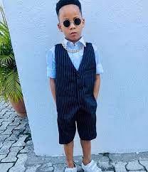 Toyin lawani posted a photo grid of the late actor and her son placed side by side. Toyin Lawani Flaunts Son With The Christmas Swag Photo