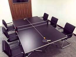 Brilliant Use Of Our Deploy Table Tennis Table From Our Friends Over At Calibre Search Bringing Fun To The Boardroom In Elegant Furniture Office Design Design