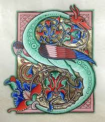 Dragon S Illumination Art Medieval Art Celtic Art