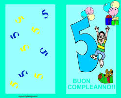 Biglietto Di Auguri Per Bambino Di 5 Anni Molto Divertente Con Cagnolino Pacchi Regalo E Bambino Con Occhiali Auguri Di Compleanno Compleanno Buon Compleanno