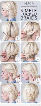 60 Step By Step Hairstyle Tutorials From Medium To Long Hair Hair Styles Long Hair Styles Short Hair Up