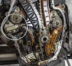 This Is An Older Style Timing Chain Tensioner Under Recall Without The Flat Metal Bracket Against The Timing Chain Guide Audi Performance Parts Chain