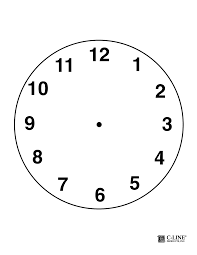 Clock Face Template Pdf Clock Template Quiet Book Templates Quiet Book Patterns