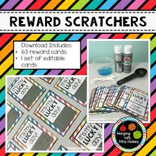 Print your card design onto heavy cardstock and cut out with scissors. Diy Scratch Off Reward Cards Hanging With Mrs Hulsey