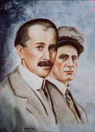 Aviators ORVILLE WRIGHT and his brother WILBUR WRIGHT