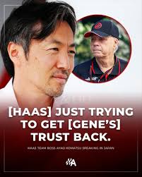 Haas #F1 team boss Ayao Komatsu has admitted that the squad is trying to  win back the trust of owner Gene Haas in 2024. Former team principal  Guenther Steiner was replaced by