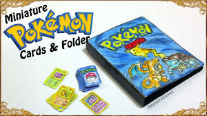 Check spelling or type a new query. Miniature Pokemon Inspired Cards Folder Tutorial Youtube