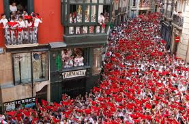 Resultado de imagem para festa de sÃ£o firmino em pamplona na espanha