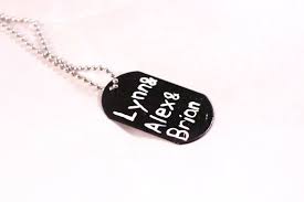 Pvris Names Necklace Lynn Gunn Alex Babinski Brian Macdonald Ready To Ship Name Necklace Necklace Jewelry Pieces